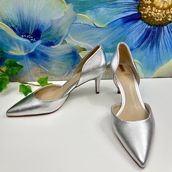 Sam Edelman Jaina d'Orsay Pump in Silver Size 6 - Picture 3 of 9